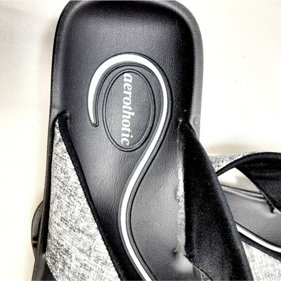 Aerothotic Support Comfort Flip Flops‎ Women's Size 10 - Picture 3 of 4